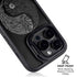 Liquid Blue Yin Yang Music Skulls iPhone 15 Pro Kickstand Case